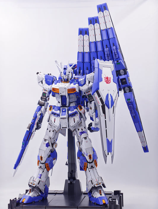[Color customization]  PG Unleashed 1/60 Nu Gundam+resin enhanced conversion parts (HI-V color scheme) model kit