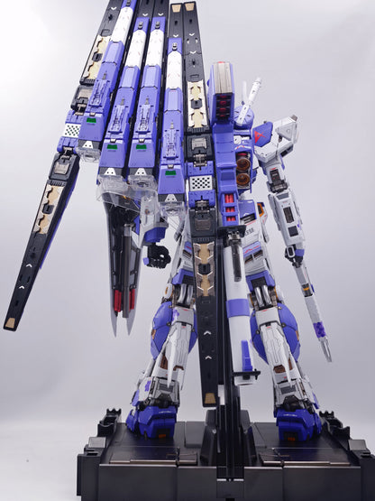 [Color customization]  PG Unleashed 1/60 Nu Gundam+resin enhanced conversion parts (HI-V color scheme) model kit