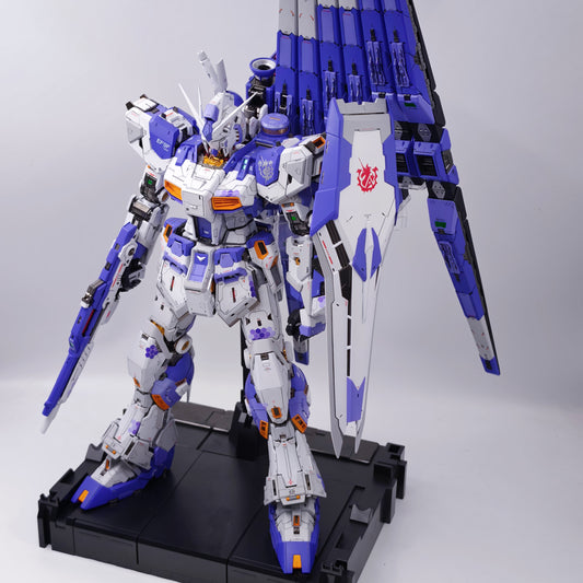 [Color customization]  PG Unleashed 1/60 Nu Gundam+resin enhanced conversion parts (HI-V color scheme) model kit