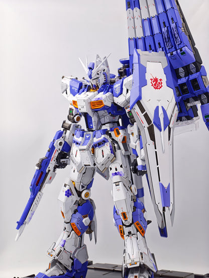 [Color customization]  PG Unleashed 1/60 Nu Gundam+resin enhanced conversion parts (HI-V color scheme) model kit
