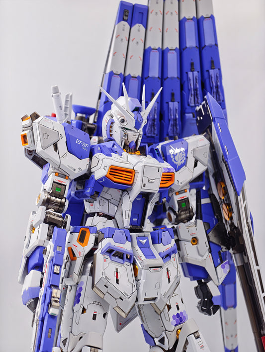 [Color customization]  PG Unleashed 1/60 Nu Gundam+resin enhanced conversion parts (HI-V color scheme) model kit