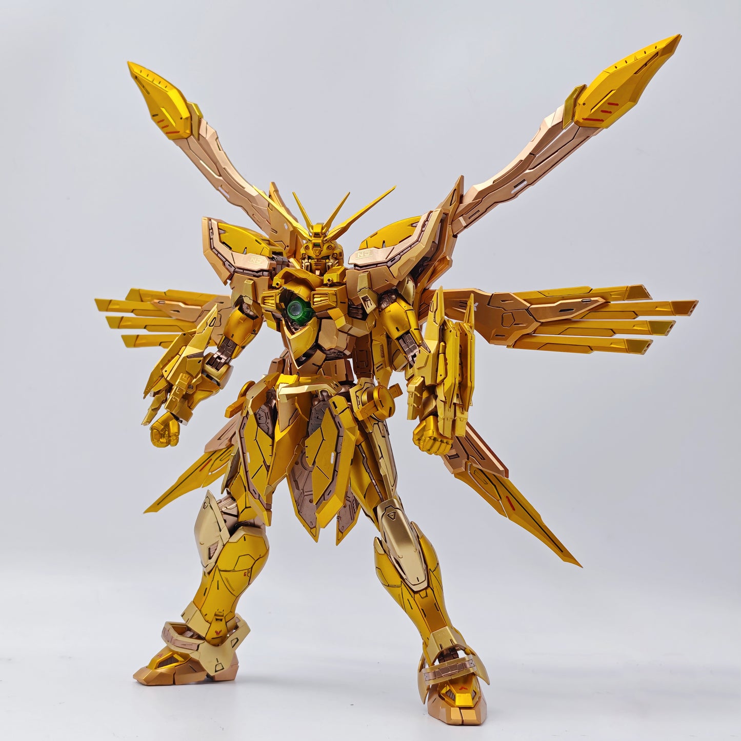 [Color customization] BAORE MODEL GF13-017NJⅡ MG 1/100 MB BURNING GOD Alloy skeleton (Gold Color Scheme) Model Kit