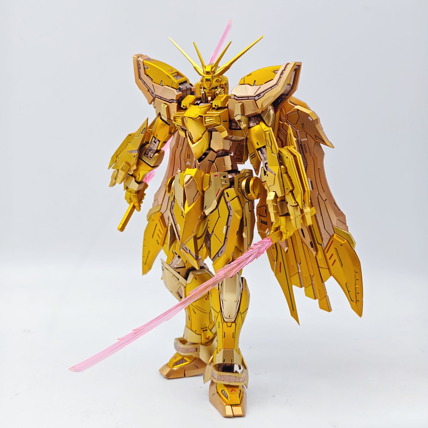 [Color customization] BAORE MODEL GF13-017NJⅡ MG 1/100 MB BURNING GOD Alloy skeleton (Gold Color Scheme) Model Kit