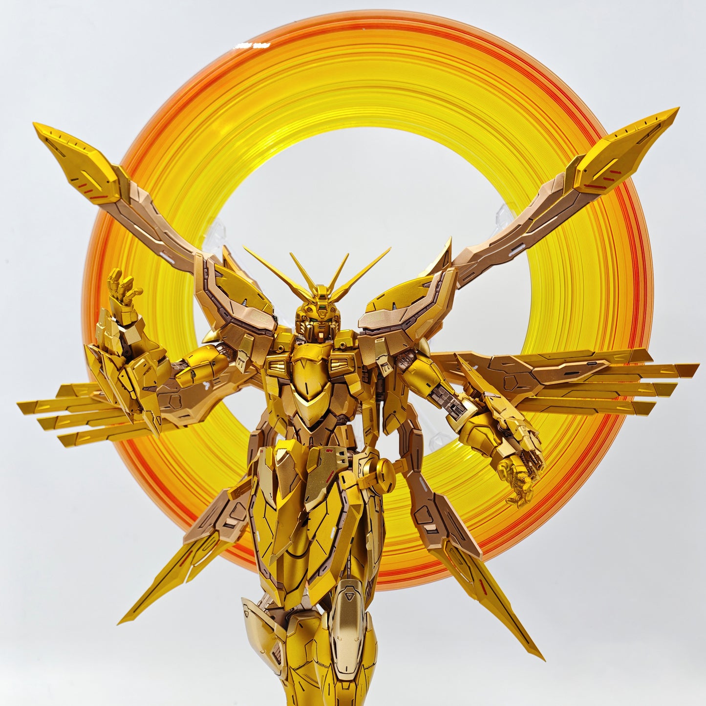 [Color customization] BAORE MODEL GF13-017NJⅡ MG 1/100 MB BURNING GOD Alloy skeleton (Gold Color Scheme) Model Kit