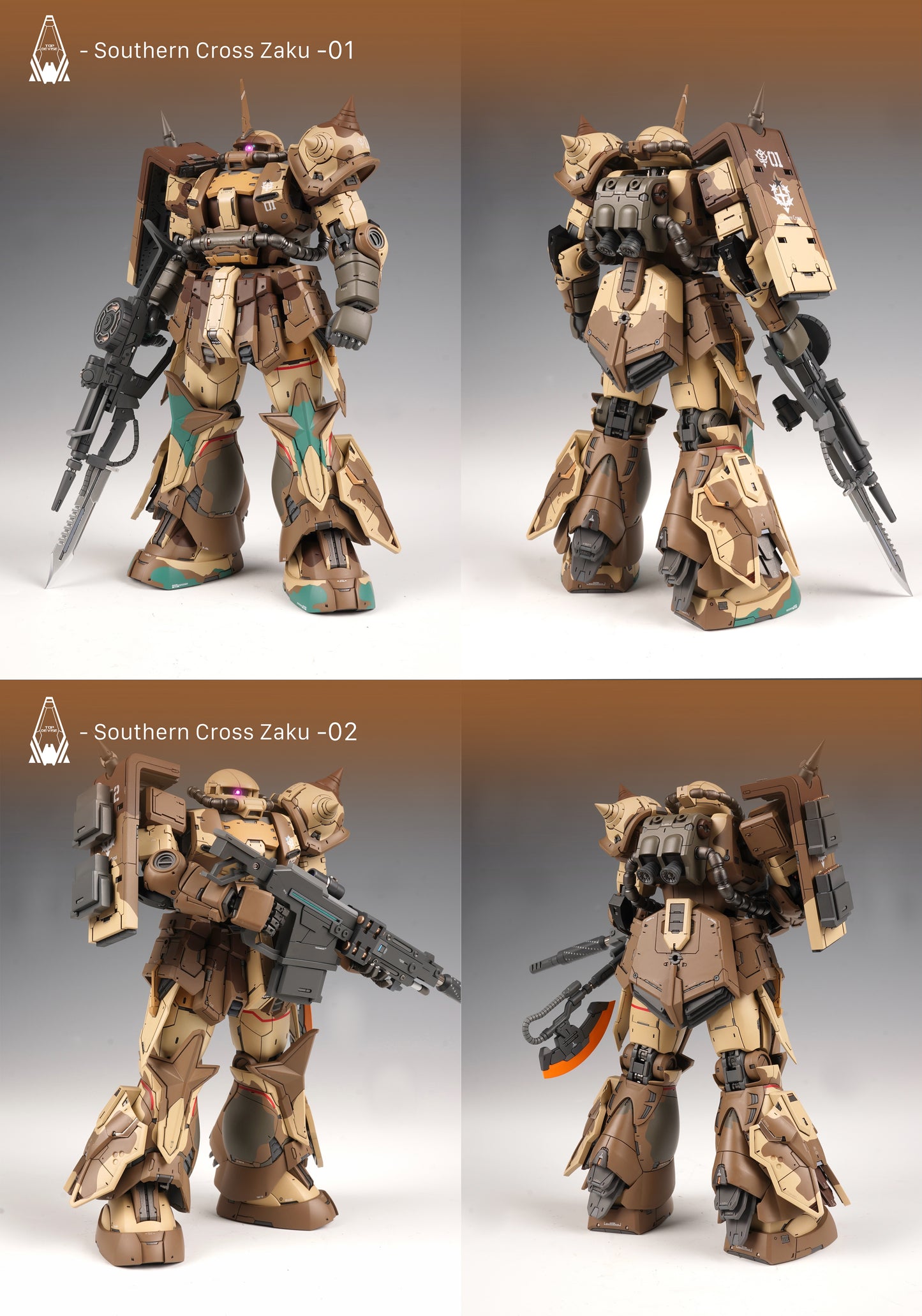 [Resin Kit] PRE-ORDER Southern Cross Zaku (MS-06GD Ground High Mobility Zaku)