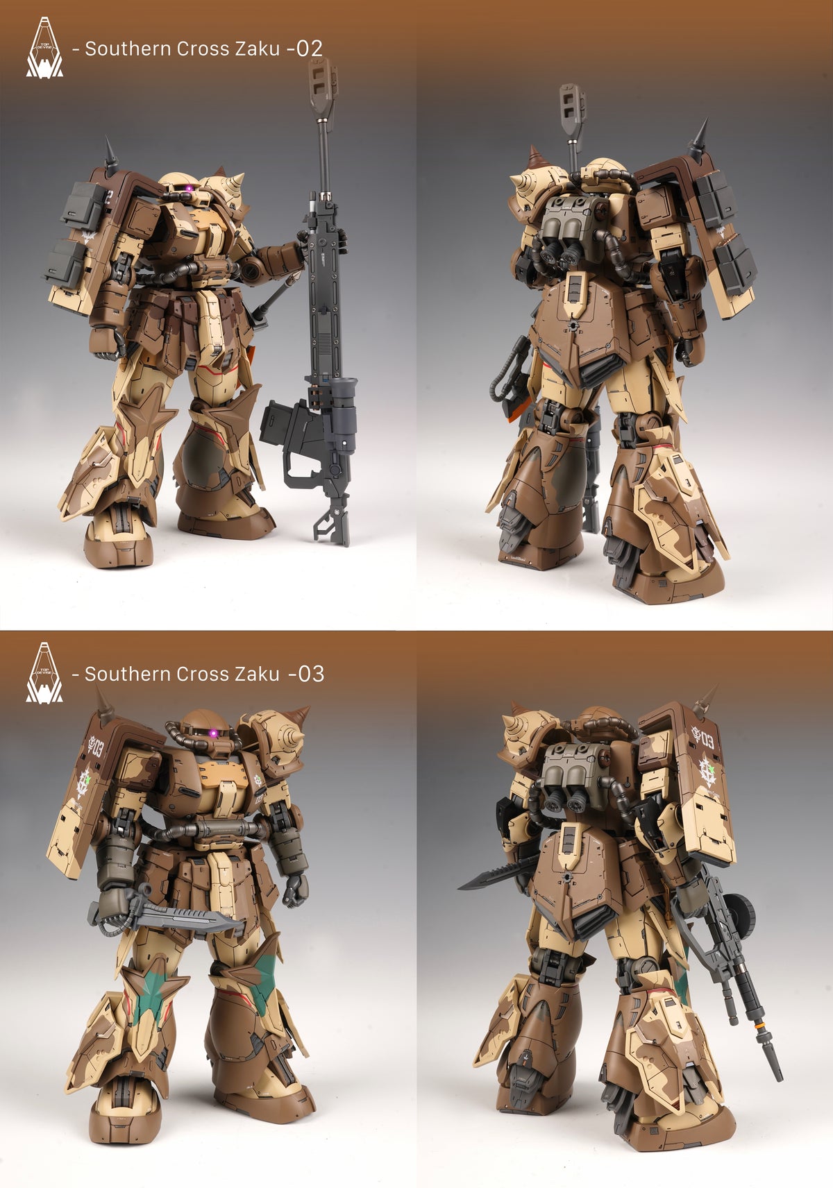 [Resin Kit] PRE-ORDER Southern Cross Zaku (MS-06GD Ground High Mobility Zaku)