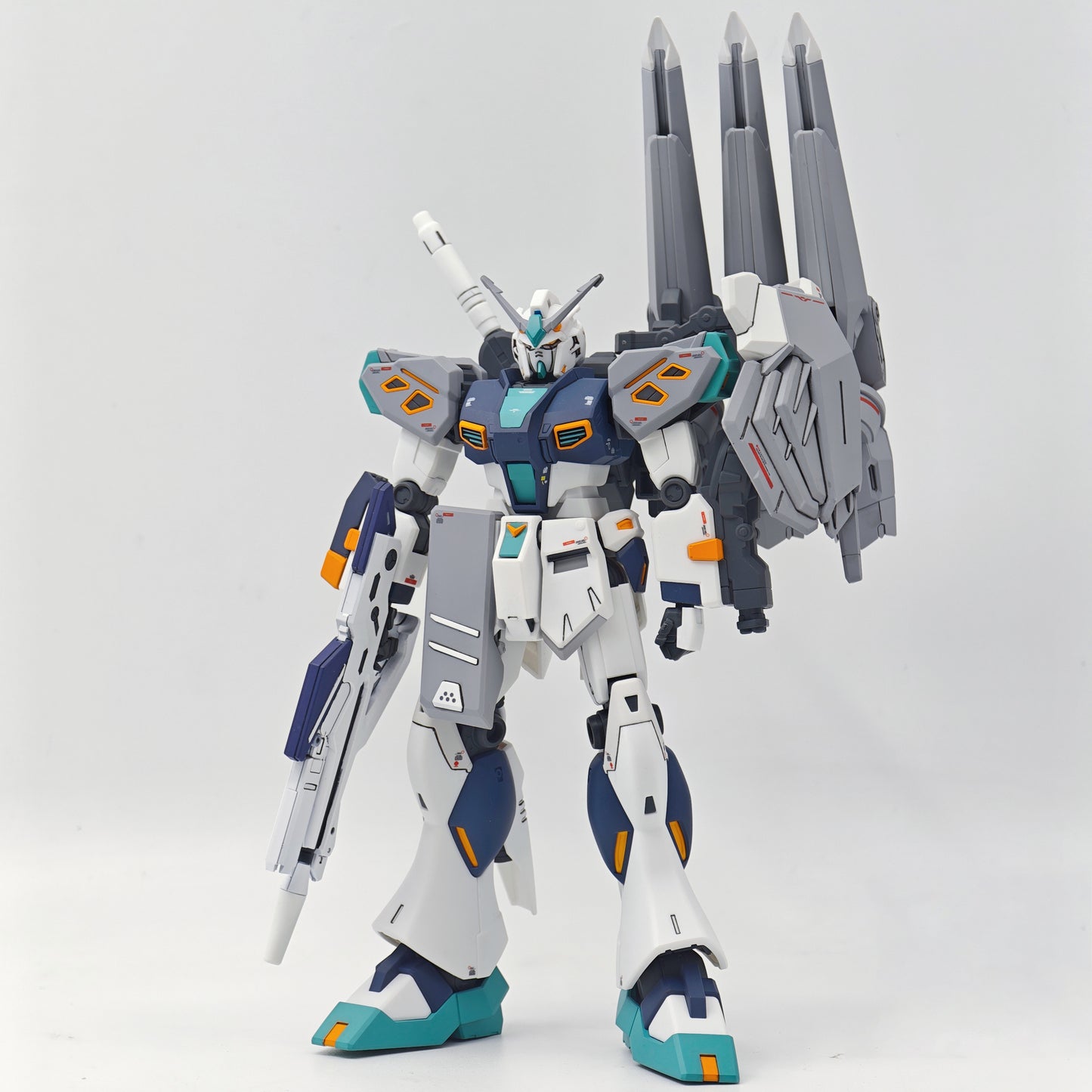 [Color customization] Bandai HG 1/144 Mobile Suit Gundam Hathaway's Flash TX-ff104 Alyzeus( Alyzeus+TAS Outer leg armor conversion parts+foot modification parts) Model Kit