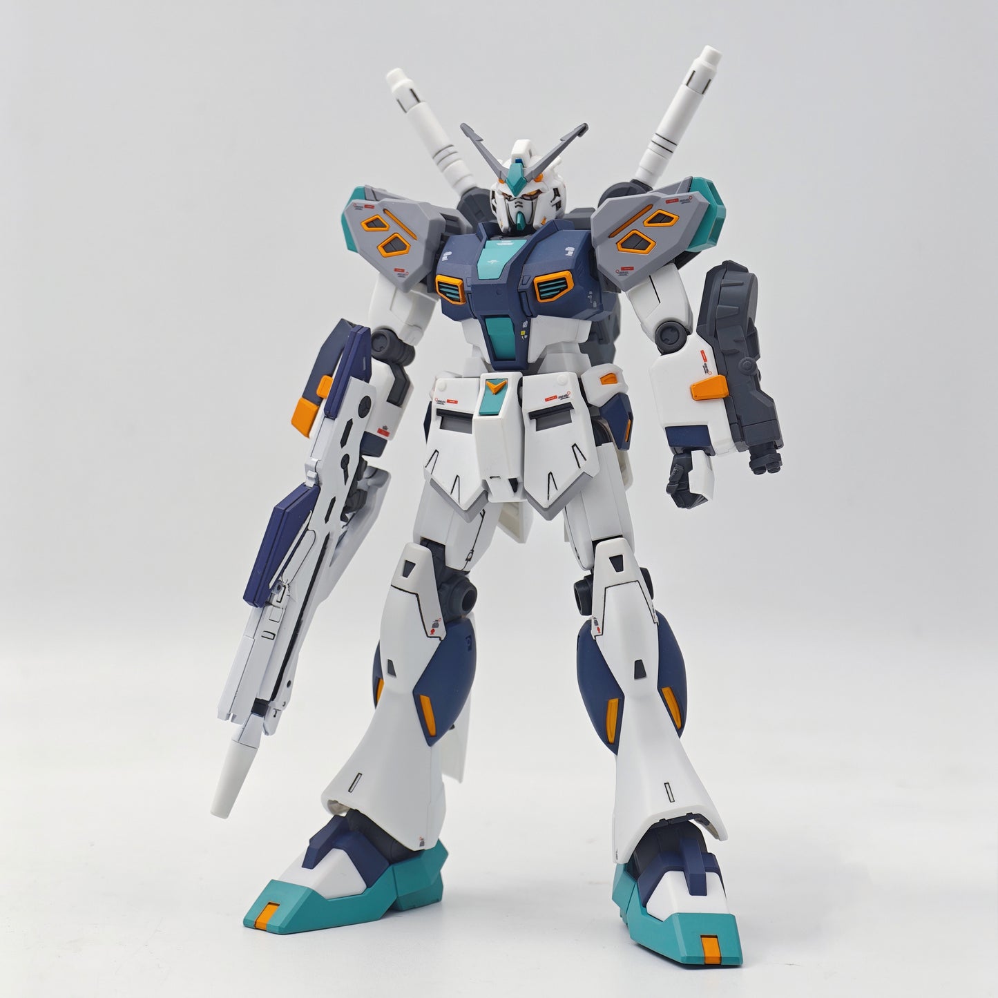 [Color customization] Bandai HG 1/144 Mobile Suit Gundam Hathaway's Flash TX-ff104 Alyzeus( Alyzeus+TAS Outer leg armor conversion parts+foot modification parts) Model Kit