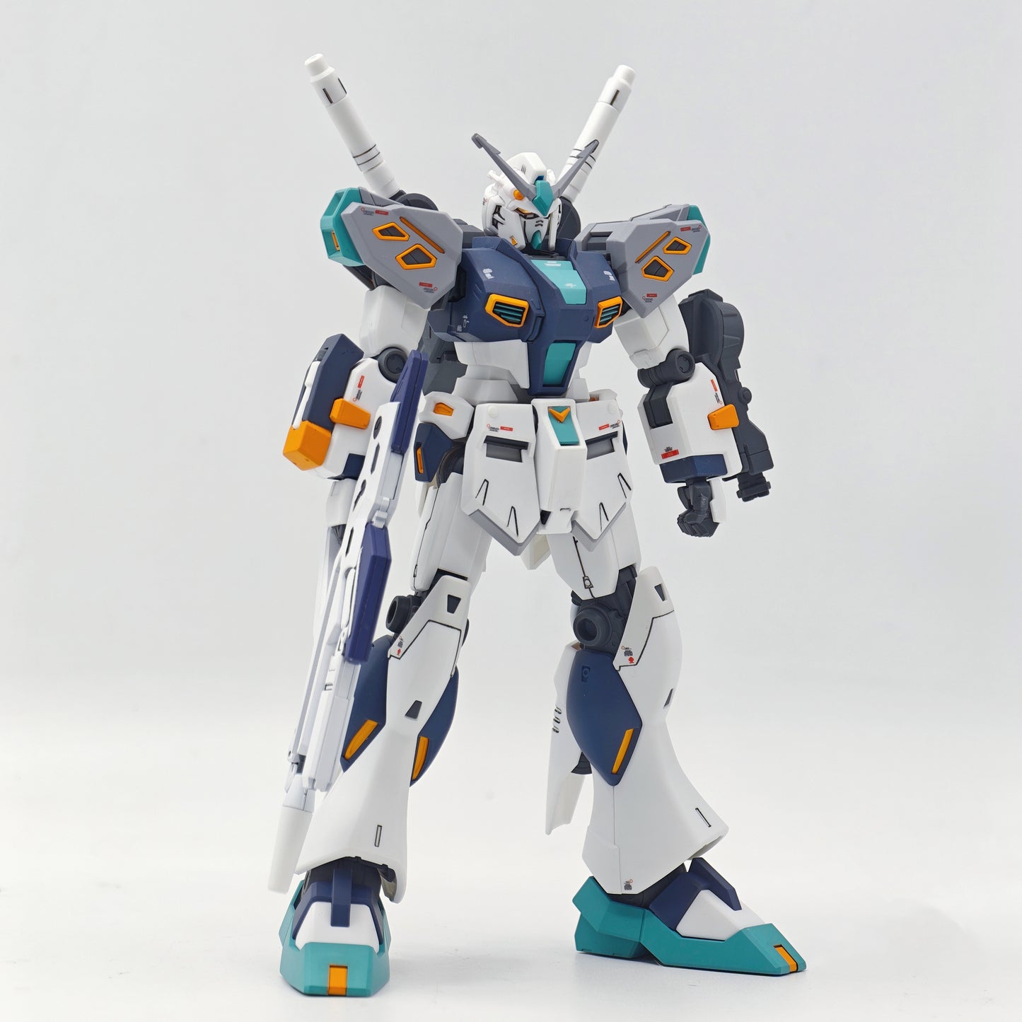 [Color customization] Bandai HG 1/144 Mobile Suit Gundam Hathaway's Flash TX-ff104 Alyzeus( Alyzeus+TAS Outer leg armor conversion parts+foot modification parts) Model Kit