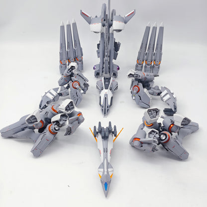 [Color customization] Bandai HG 1/144 Mobile Suit Gundam Hathaway's Flash TX-ff104 Alyzeus( Alyzeus+TAS Outer leg armor conversion parts+foot modification parts) Model Kit