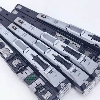 [Custom Painting]  PG Unleashed 1/60 Nu Gundam+resin enhanced conversion parts (Fragment Color Scheme) model kit