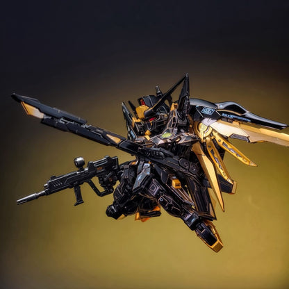 [Custom Electroplating] Bandai MGSD Destiny Gundam ZGMF-X42S (Titanium Black With Gilded Gold Electroplating) Model Kit