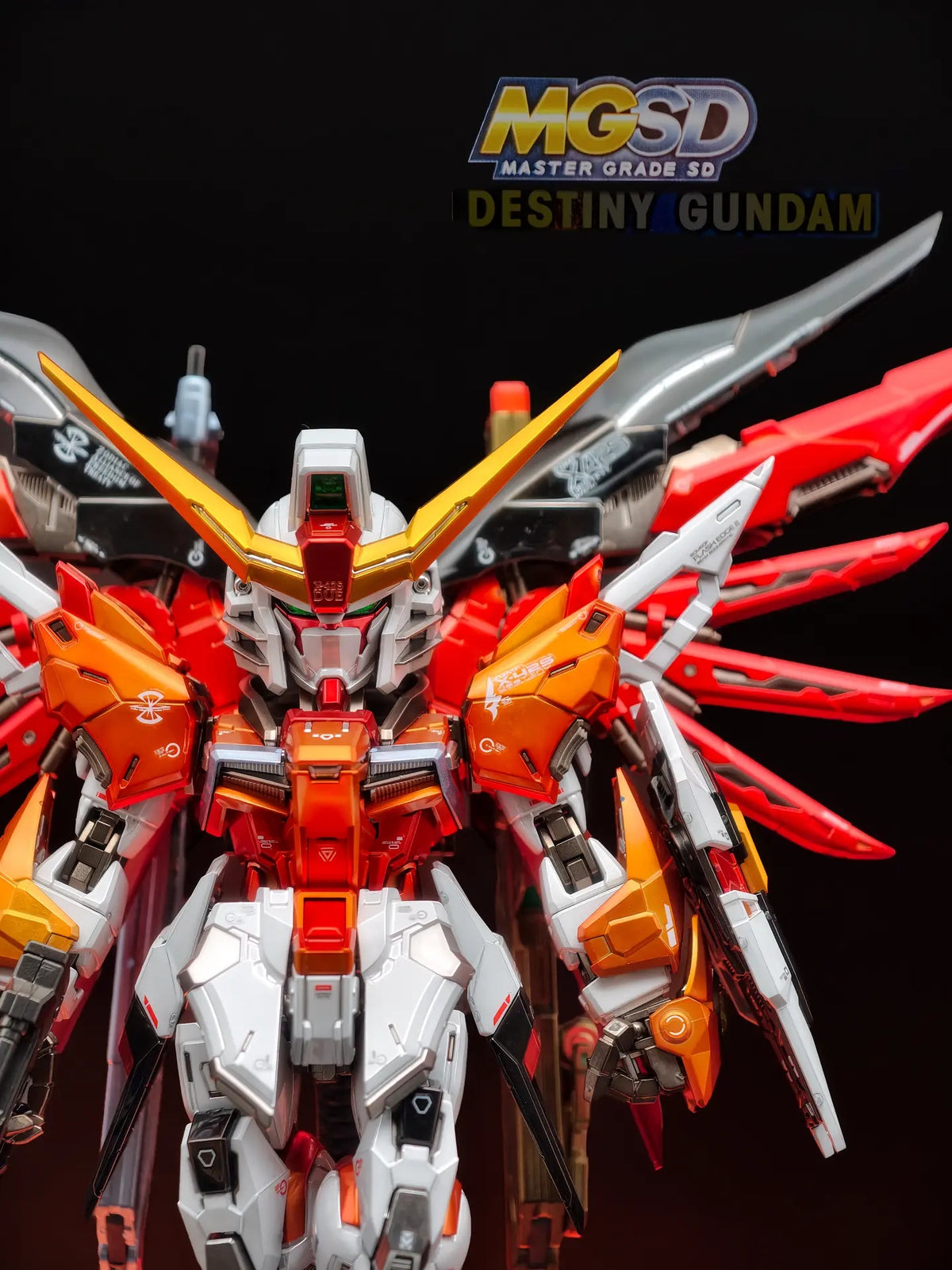 [Custom Electroplating] Bandai MGSD Destiny Gundam ZGMF-X42S (Heine Custom Electroplating) Model Kit