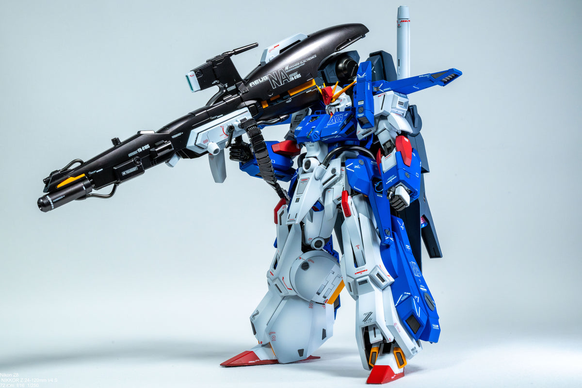 [Custom Painting] BANDAI MG 1/100 FA-010S Full Armor ZZ Gundam Ver. Ka  (Shading Color Scheme) Model Kit