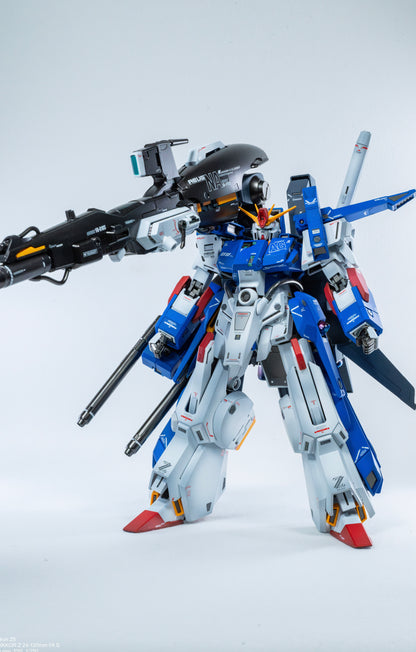 [Custom Painting] BANDAI MG 1/100 FA-010S Full Armor ZZ Gundam Ver. Ka  (Shading Color Scheme) Model Kit
