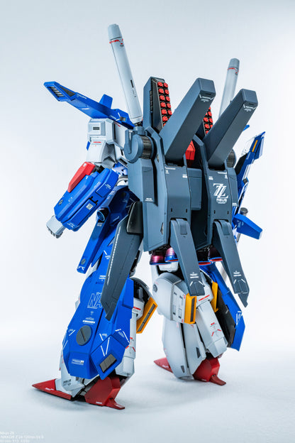 [Custom Painting] BANDAI MG 1/100 FA-010S Full Armor ZZ Gundam Ver. Ka  (Shading Color Scheme) Model Kit