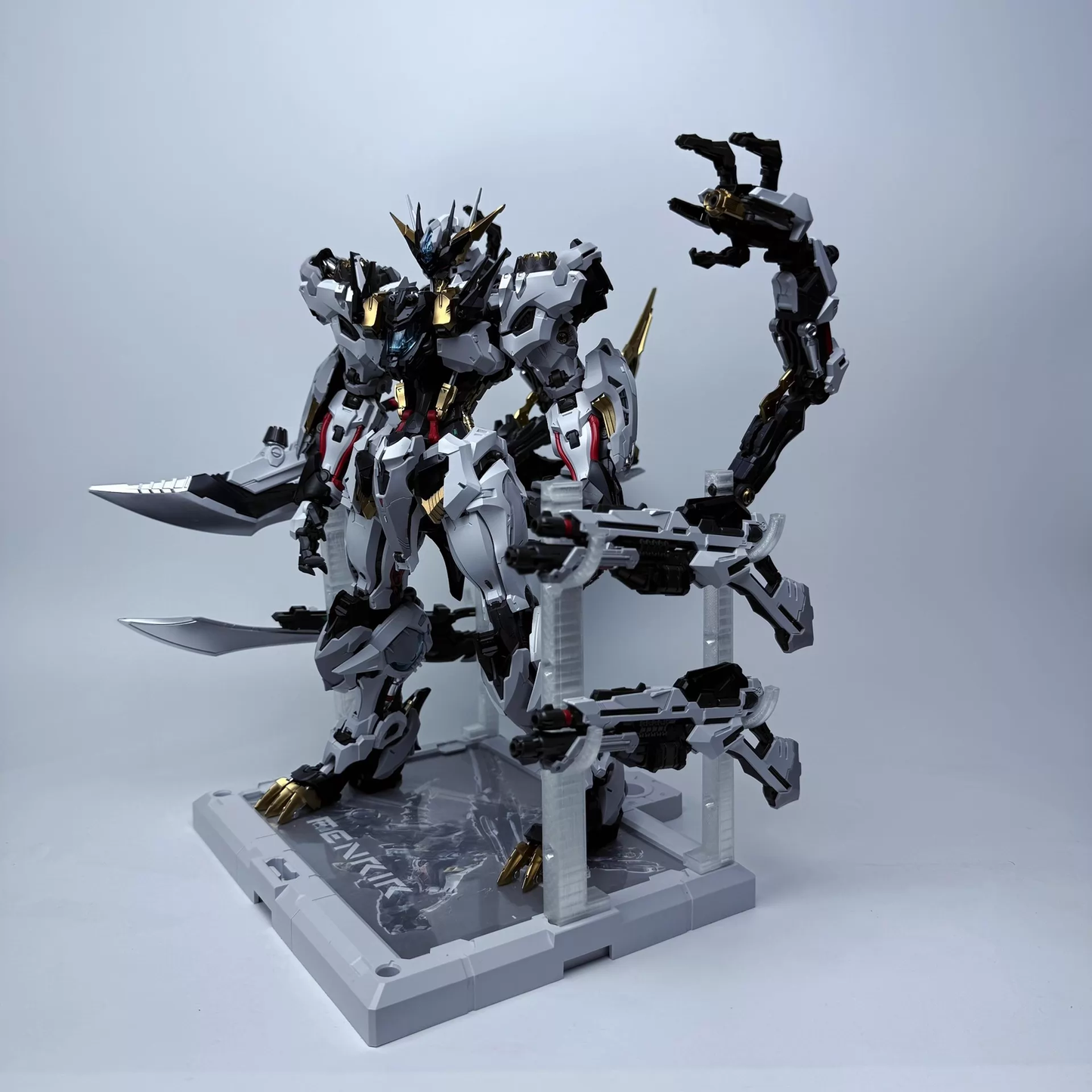 [3D printed pieces] 3D printed pieces for Infinity Nova RMD Fenrir head extension parts and weapon stand parts