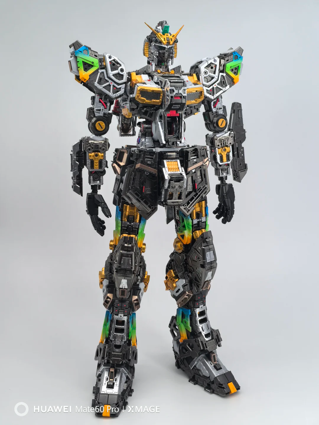 [Color customization] PG Unleashed 1/60 Nu Gundam (Gradient Frame+Shading color scheme) model kit