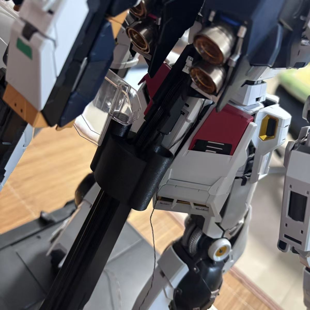 [3D printed pieces] Bandai PG Unleashed 1/60 NU Gundam Reinforced Support Parts