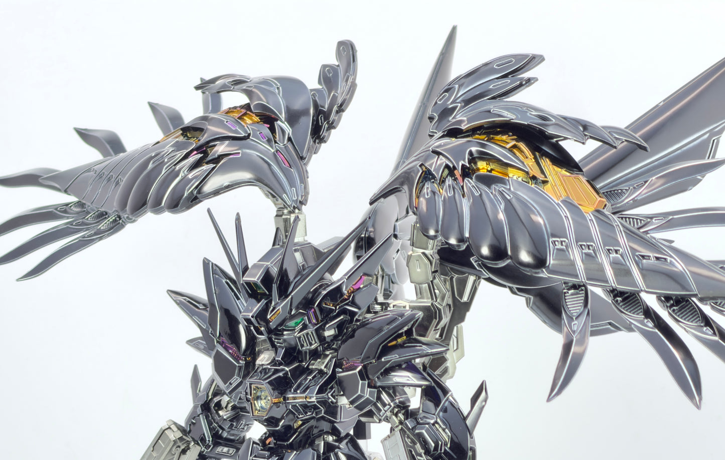 [Custom Electroplating] MGSD Wing Zero 3rd (Iridescent Black Electroplated Color Scheme) Model Kit