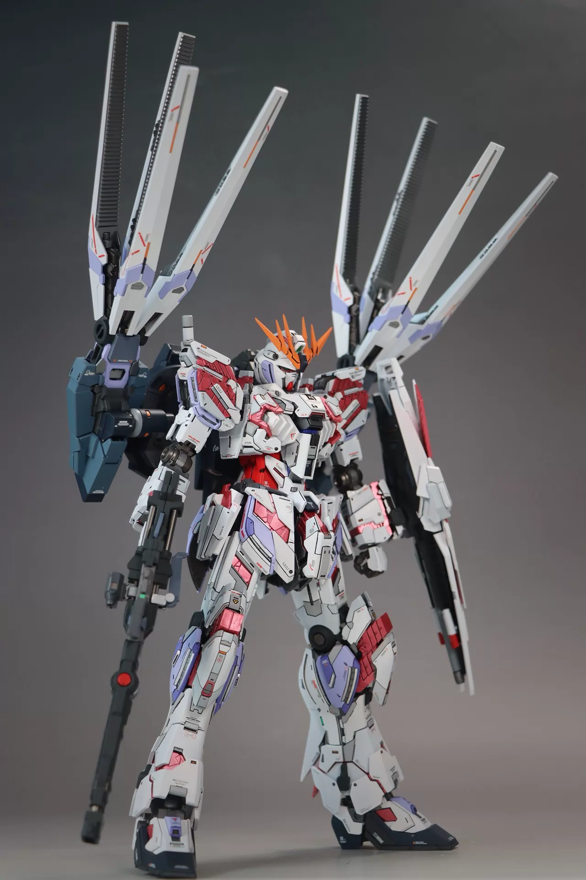 [Painted Resin Kit] AOK 1/100 NARRATIVE Gundam Enhanced Conversion Kit Resin Kit Bandai MG 1/100 RX-9/C/B Narrative Gundam