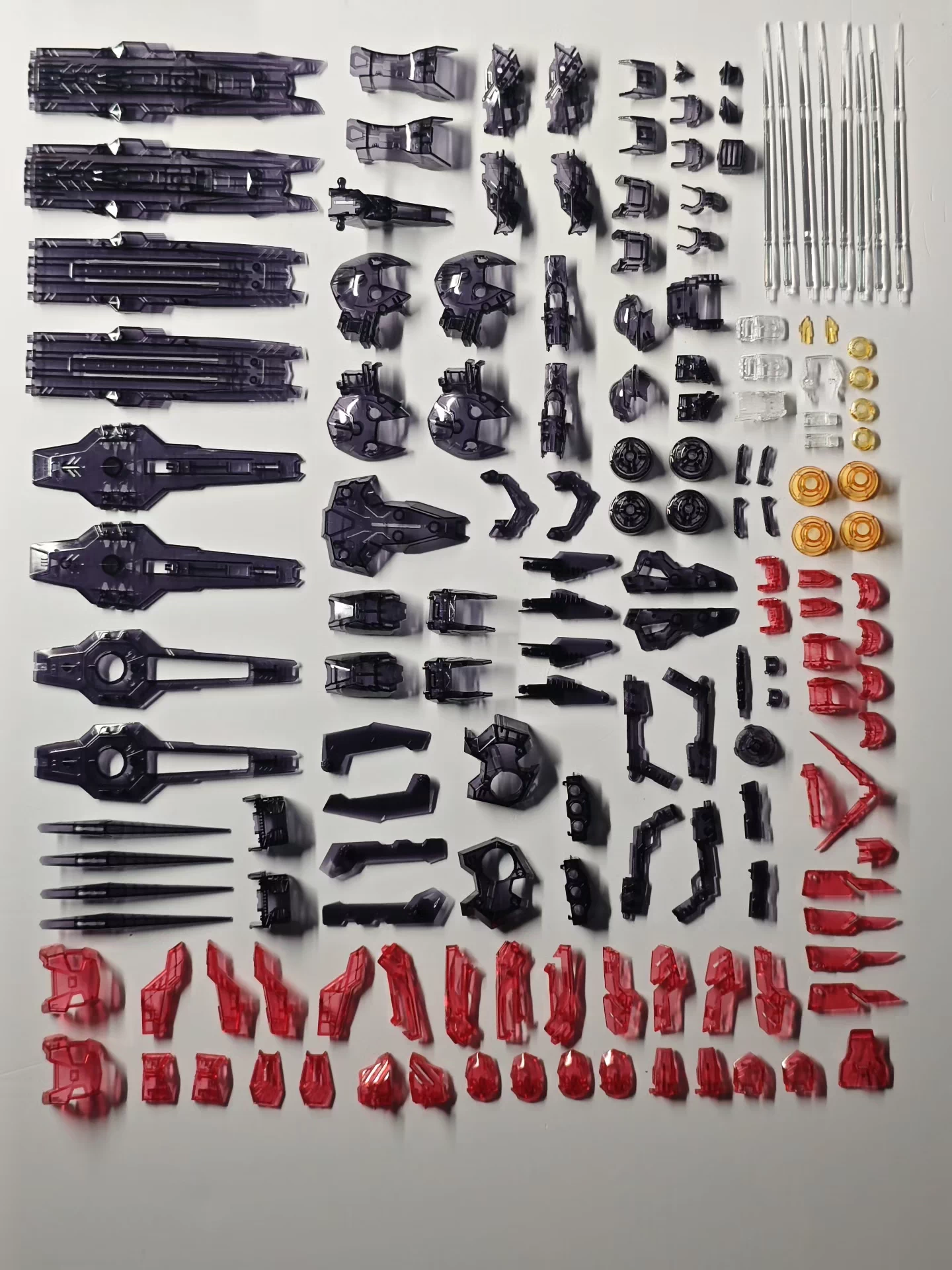 [Clear pieces]MG 1/100 ASW-G-XX Gundam Vidar (External armor clear parts)