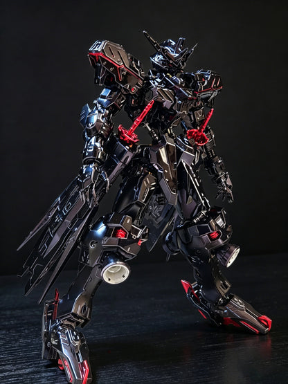 [Custom Electroplating] MG 1/100 ASW-G-XX Gundam Vidar (Titanium Black Red Electroplated color scheme) Model Kit