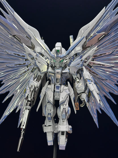 [Custom Electroplating] Bandai MGSD Destiny (Titanium white and Twilight Electroplated Color Scheme) Model Kit