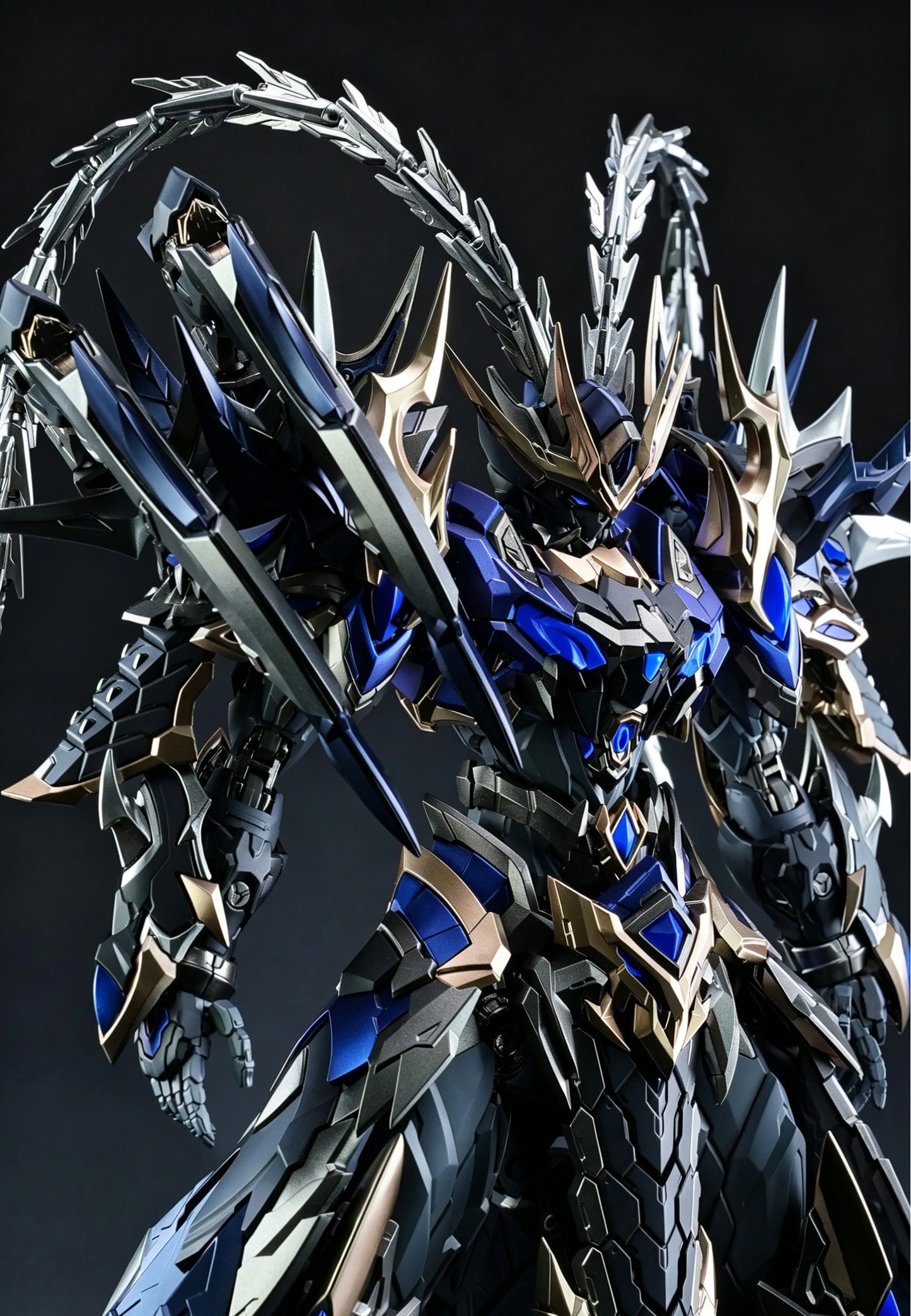 [Color customization] Motor Nuclear MNP-XH15 Lu Bu (Black blue color scheme) Model Kit