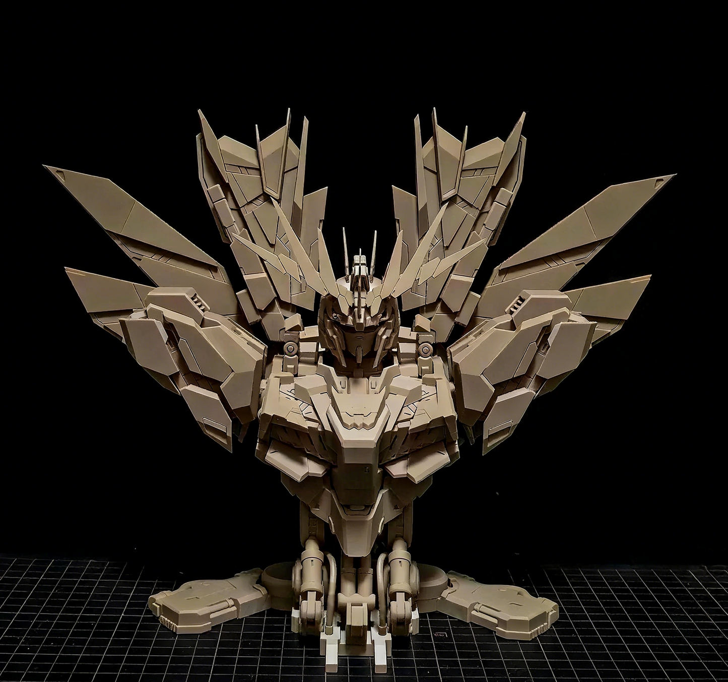 1/48 Unicorn Bust (Unicorn, Banshee, Phenex, Unicorn Gundam Perfectibility Divine) Gundam High-Precision 3D Printed Unpainted Model, GK Unpainted Resin Kit