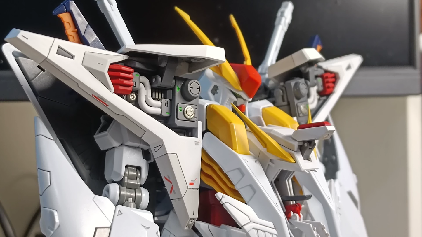 [3D printed pieces] 3D printed pieces for Ξ GUNDAM Shoulder expansion parts and cockpit opening parts.