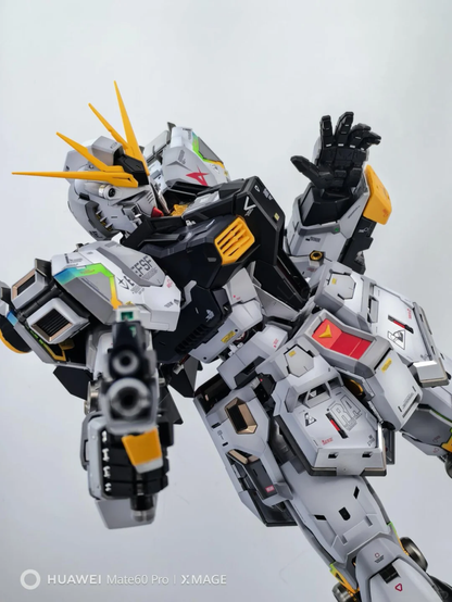 [Color customization] PG Unleashed 1/60 Nu Gundam (Gradient Frame+Shading color scheme) model kit