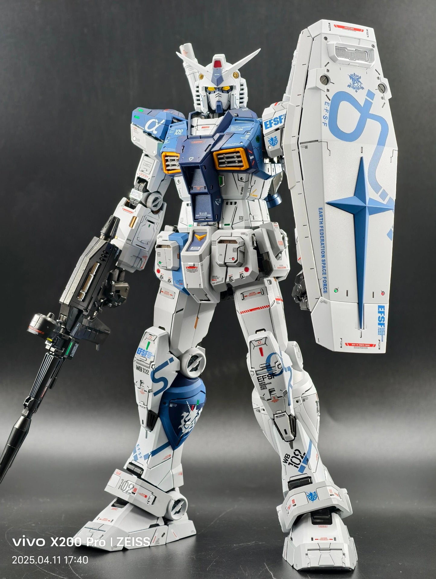 [Color customization collection] BANDAI/DABAN PG Unleashed 1/60 RX 78 Gundam (SKyuken Ryuichi Color Scheme) model kit
