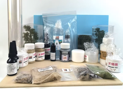 [Model Scene / Diorama Kit] Seascape Beach & Rock Scene Material Kit for model kits
