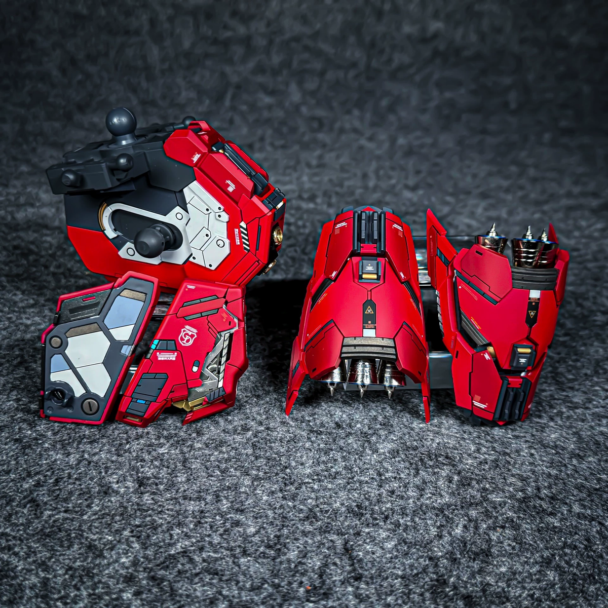 [Painted Resin Kit]  YUJIAO LAND 1/100 MG MSN-04 SAZABI  Resin Conversion Kit