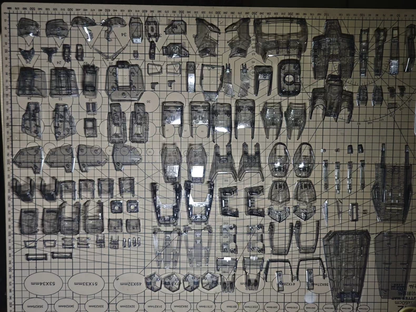 [Clear parts] 1/60 PG MK-II（External armor clear parts)