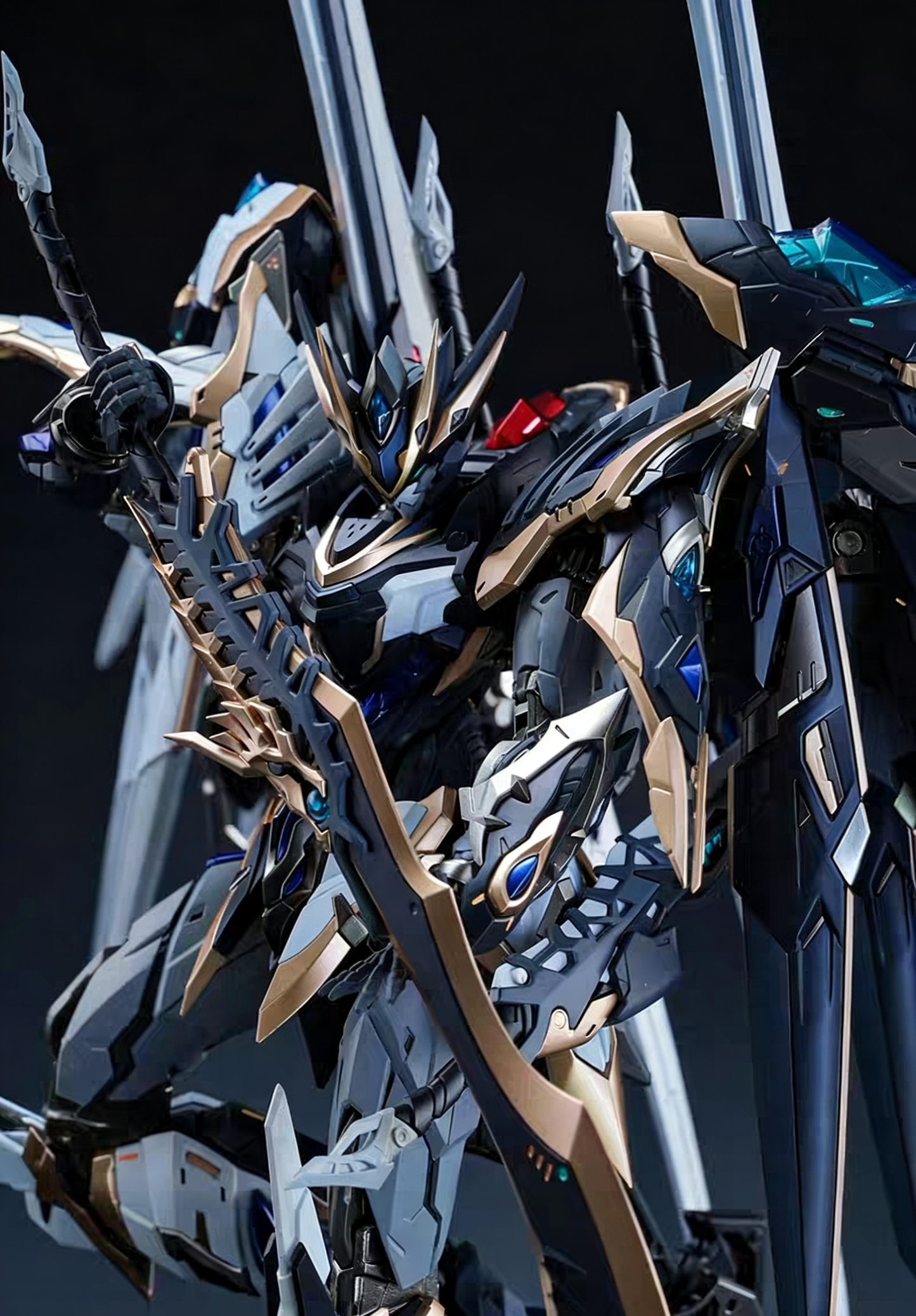 [Color customization] Legend of Star General MNP-XH12A Gan Jiang (white black color scheme) Model Kit