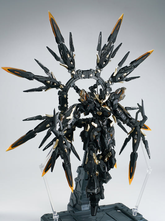 Per-order  Vientiane Fusion 1/100 Apocalypse Mech Assembly Model Kit (Black and Gold scheme)