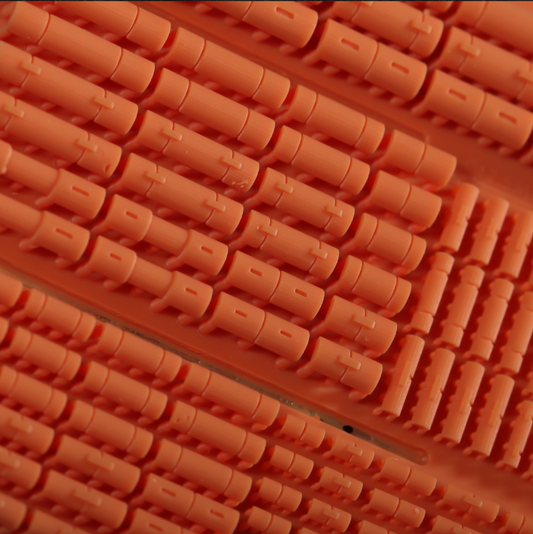 [3D printed pieces] DP-05 Gundam Model Detailing Parts, Semi-circular Detail Filler Sheets