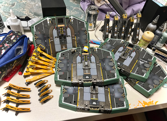 [Color customization] Painted stand parts for Axis Model Works (Solomon) 1/100 scale Osiris Aerial Dominator