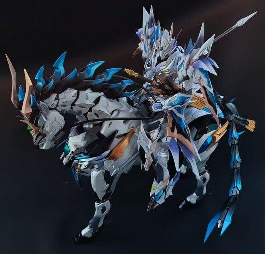 [Color customization] Motor Nuclear Zhao Yun & White Dragon Horse（White color scheme） Model Kit