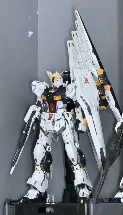 [3D printed pieces] Bandai PGU Nu ankle modification parts, extended design with internal heightening for longer legs.