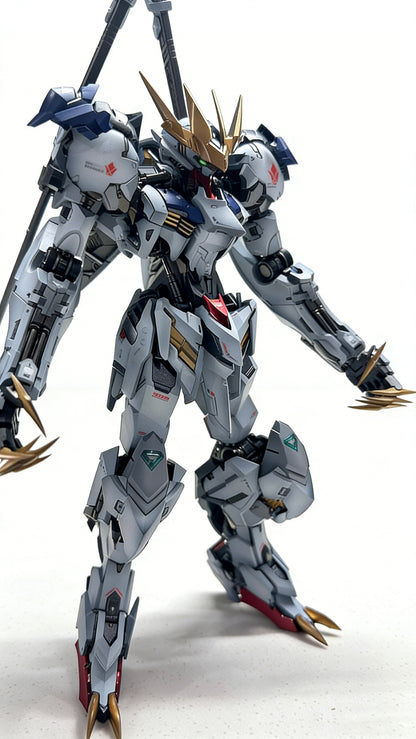 [Color customization] WOLF TECH 1/100 MG detail up Barbatos Lupus Rex king (Shading color scheme) model kit