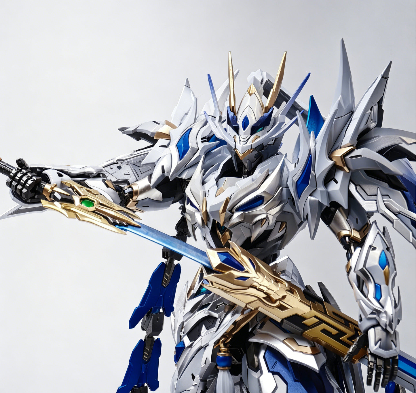 [Color customization] Motor Nuclear Zhao Yun & White Dragon Horse (White Light Shadow Color Scheme) Model Kit
