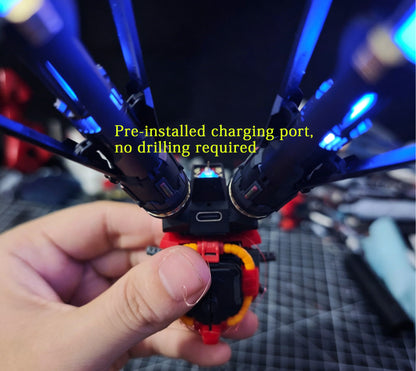 [Lighting kit materials] Materials for RG Sazabi Motorized Backpack Modification Kit