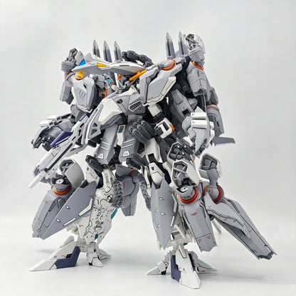 [Color customization] Bandai HG 1/144 Mobile Suit Gundam Hathaway's Flash TX-ff104 Alyzeus( Alyzeus+TAS Outer leg armor conversion parts+foot modification parts) Model Kit