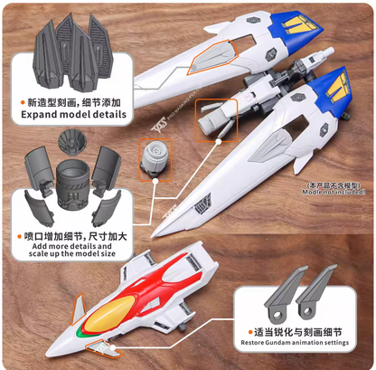 [Resin pieces] Painted TAS Model Special Effect Component Conversion Parts PMC-BD-80-3 for RG Wing Zero Model Details 3D Modified Parts