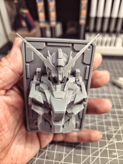 [3D printed parts] Unicorn Card Bust refrigerator magnet Decorative Card Bust