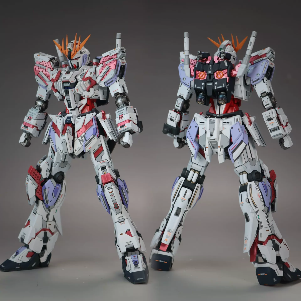[Painted Resin Kit] AOK 1/100 NARRATIVE Gundam Enhanced Conversion Kit Resin Kit Bandai MG 1/100 RX-9/C/B Narrative Gundam