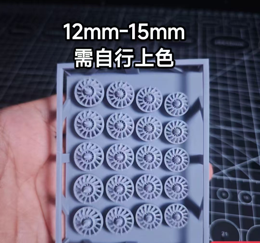 [Lighting kit materials] 3D printed parts for Hollowed-out Thruster Nozzles 4mm-15mm